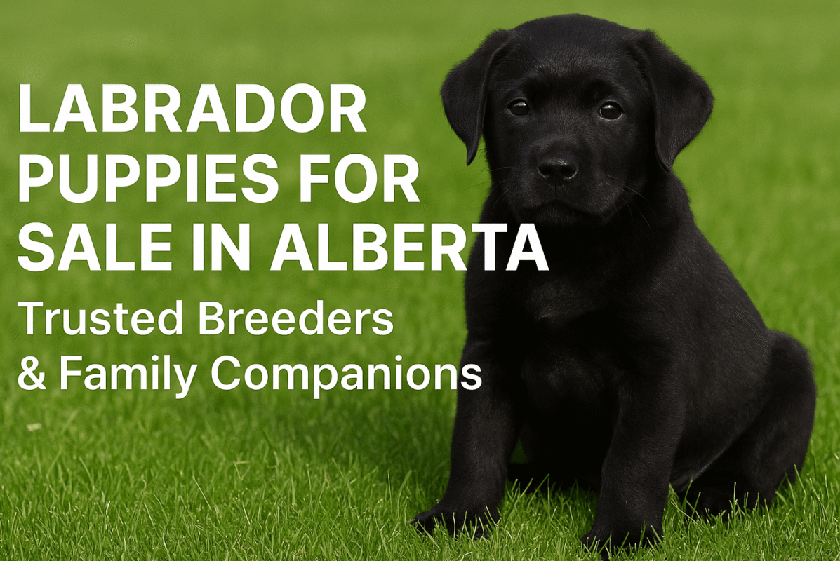 Labrador puppies in Alberta
