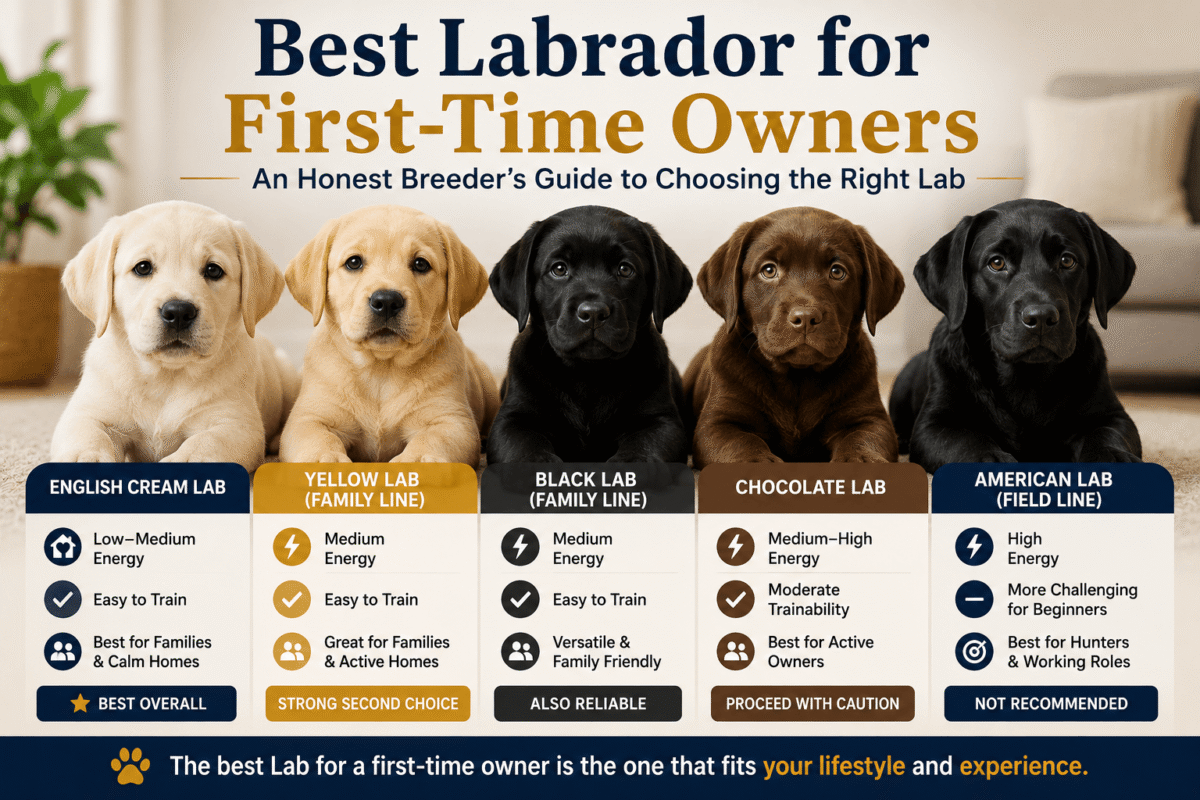 best labrador for first time owners
