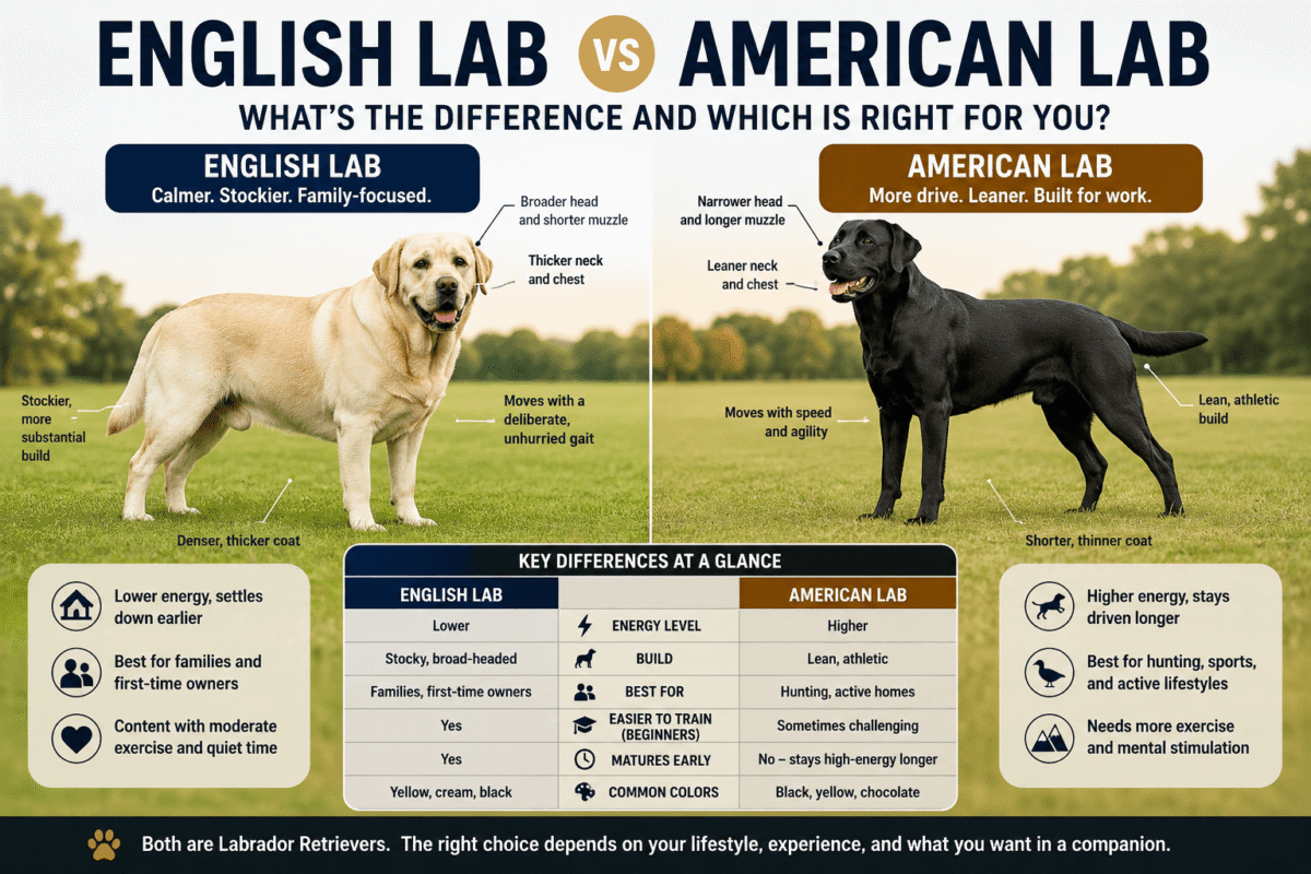 English Lab vs American Lab